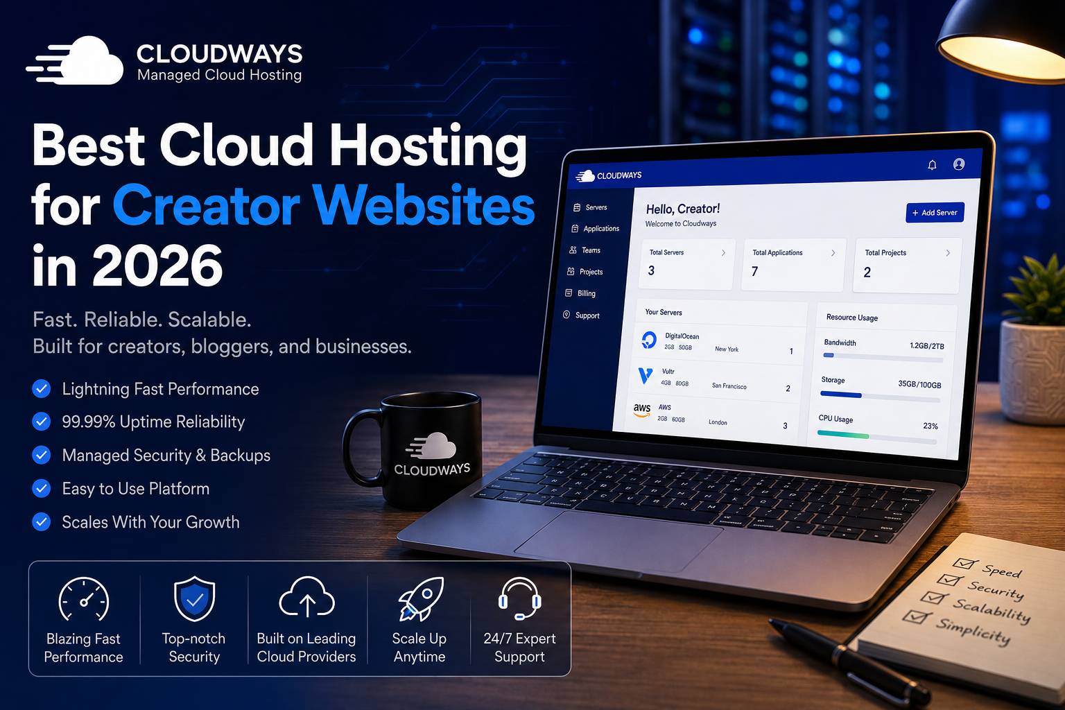 Best Cloud Hosting for Creator Websites