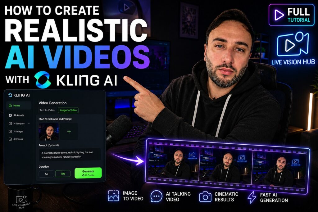 How to Create Realistic AI Videos with Kling AI