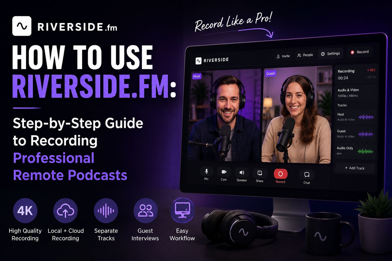 How to Use Riverside.fm Guide