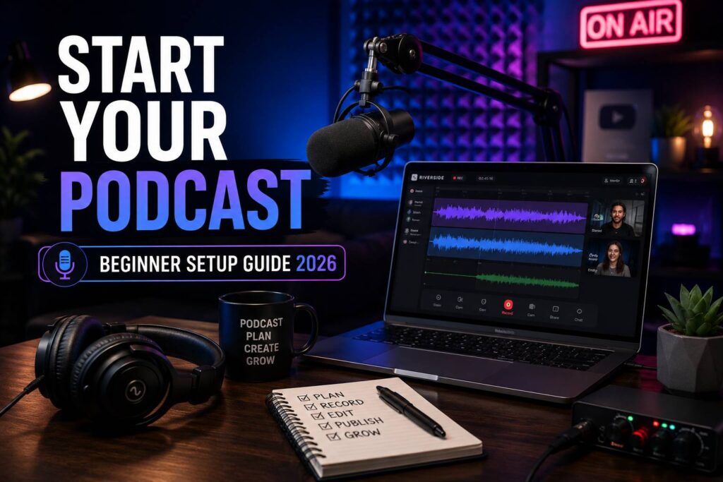 How to Start a Podcast From Home in 2026