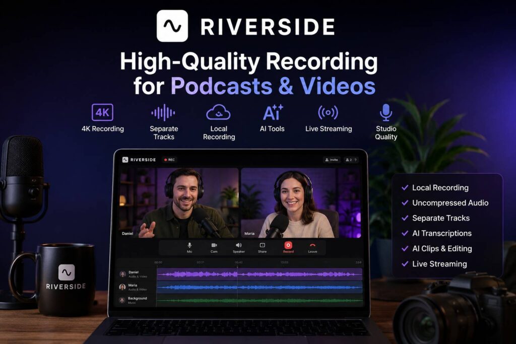 Riverside Studio Review: Best Platform for Podcasts & Remote Recording