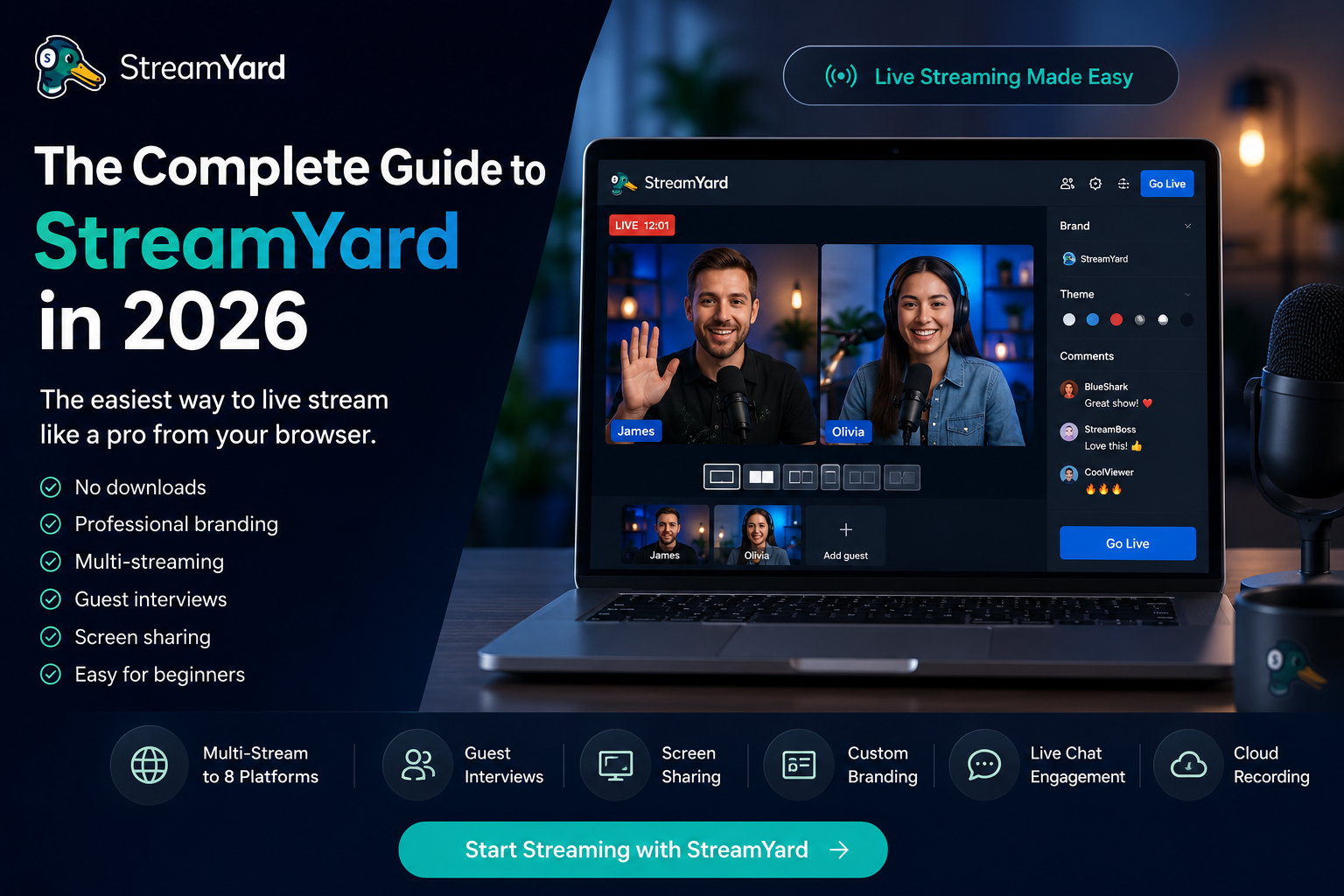 StreamYard Guide 2026